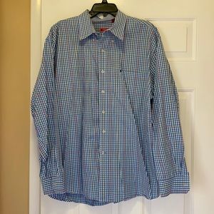 Izod plaid dress shirt